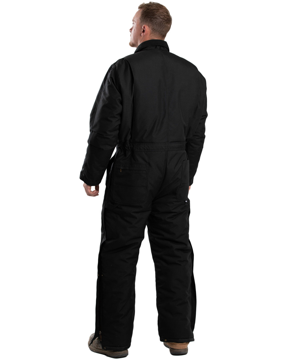 NI417 Berne Mens Icecap Insulated Coverall - Back Image