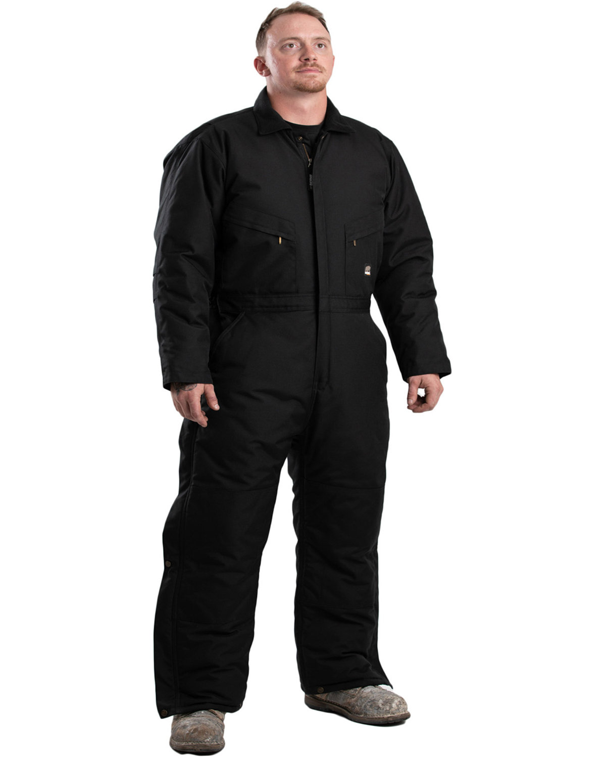 NI417 Berne Mens Icecap Insulated Coverall - Siide Image