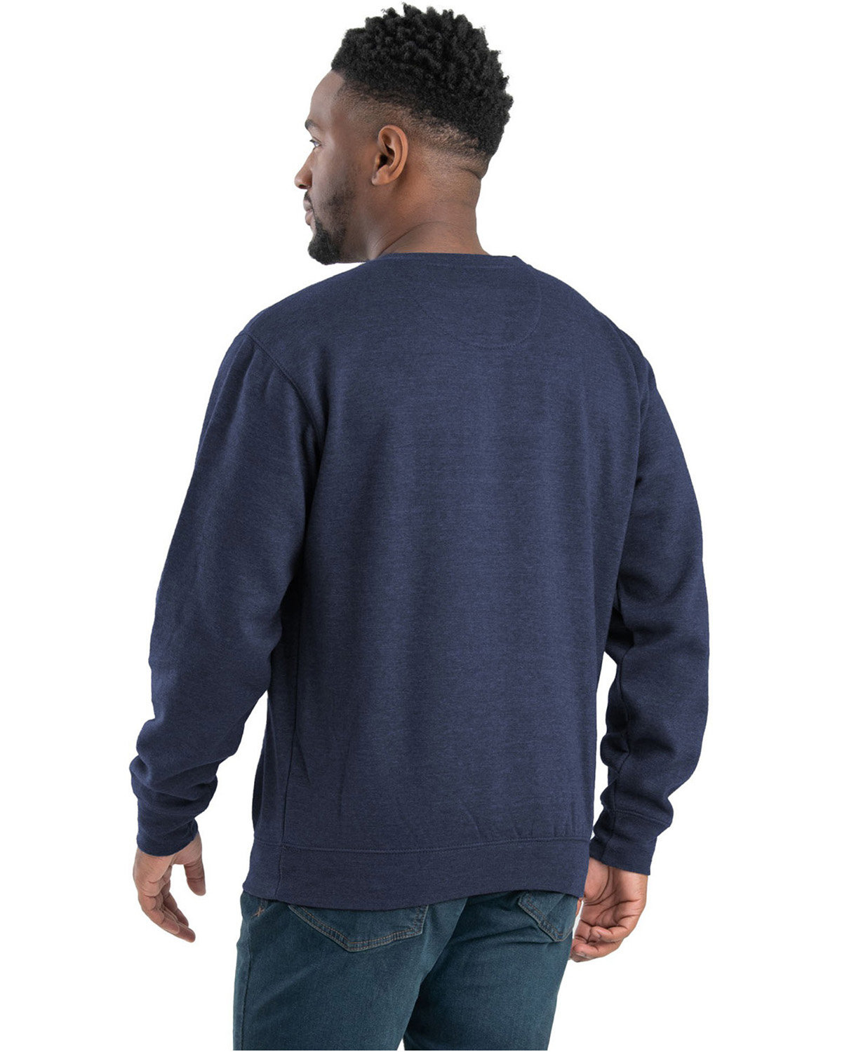 SP415 Berne Unisex Heritage Crewneck Sweatshirt - Back Image