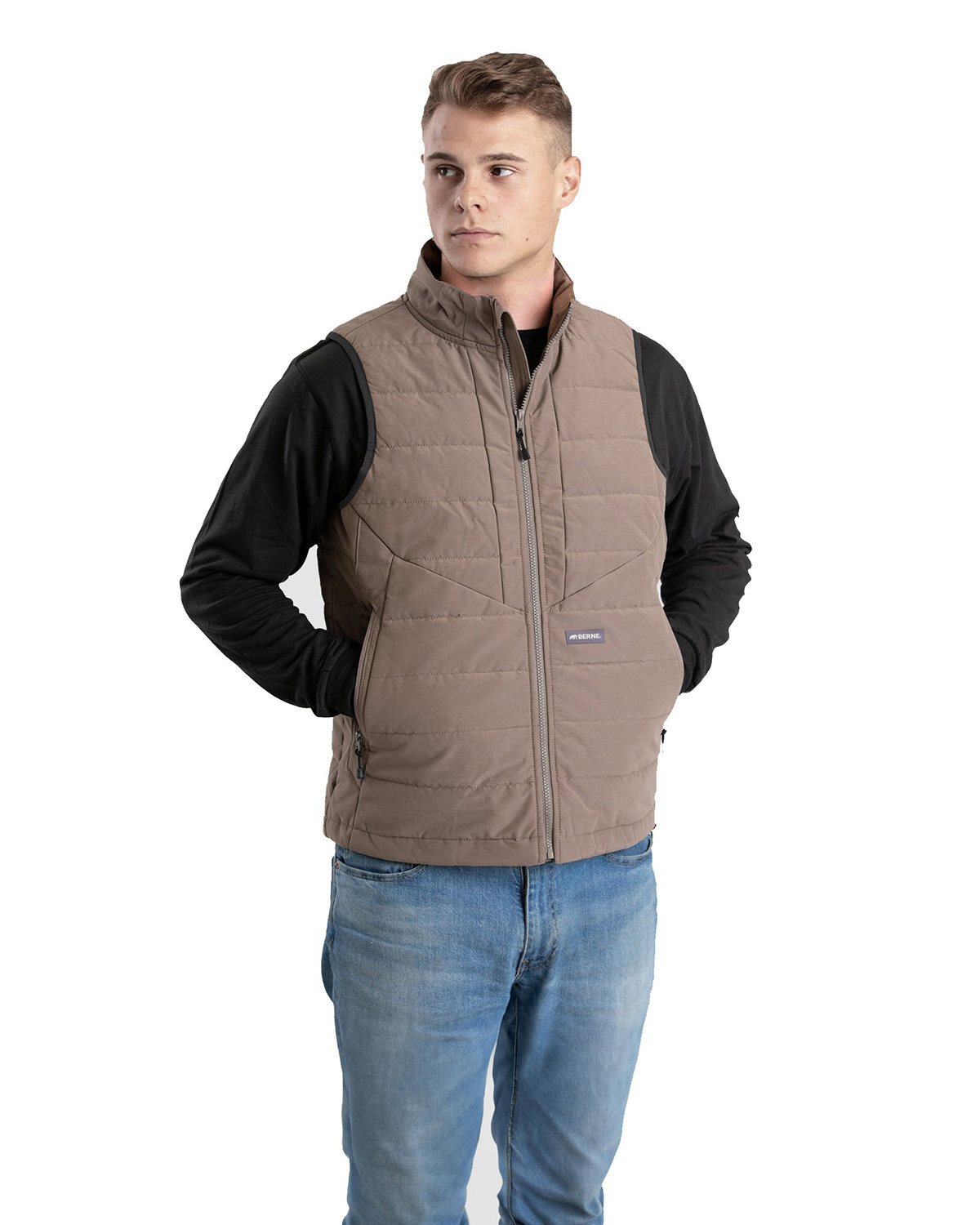 V24 Berne Mens Highland Quilted Vest