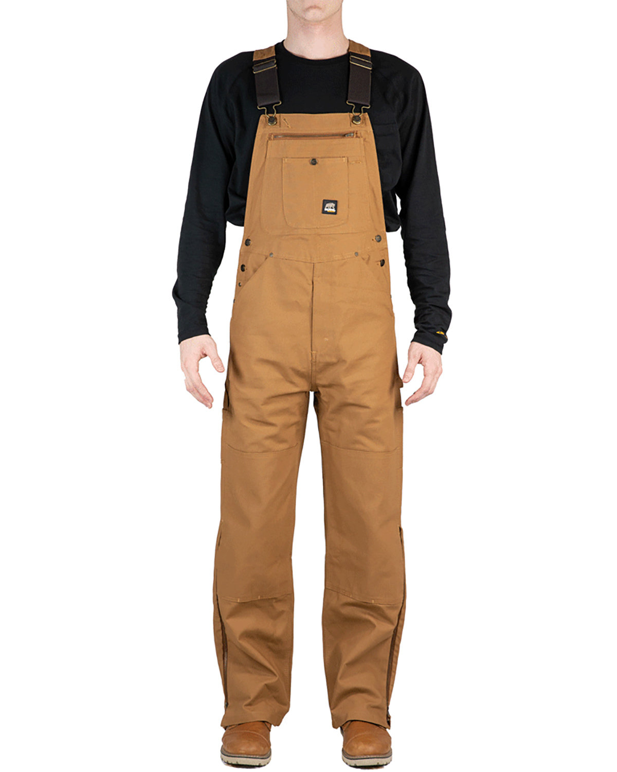 B1067 Berne Mens Slab Unlined Duck Bib Overall Zoom Image