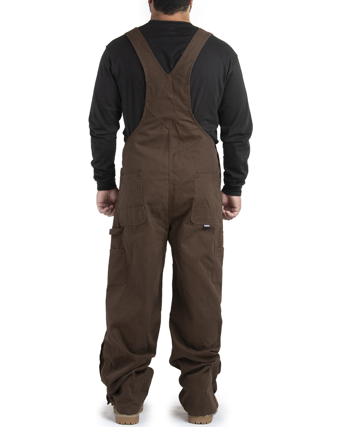 B1068 Berne Acre Unlined Washed Bib Overall - Back Image
