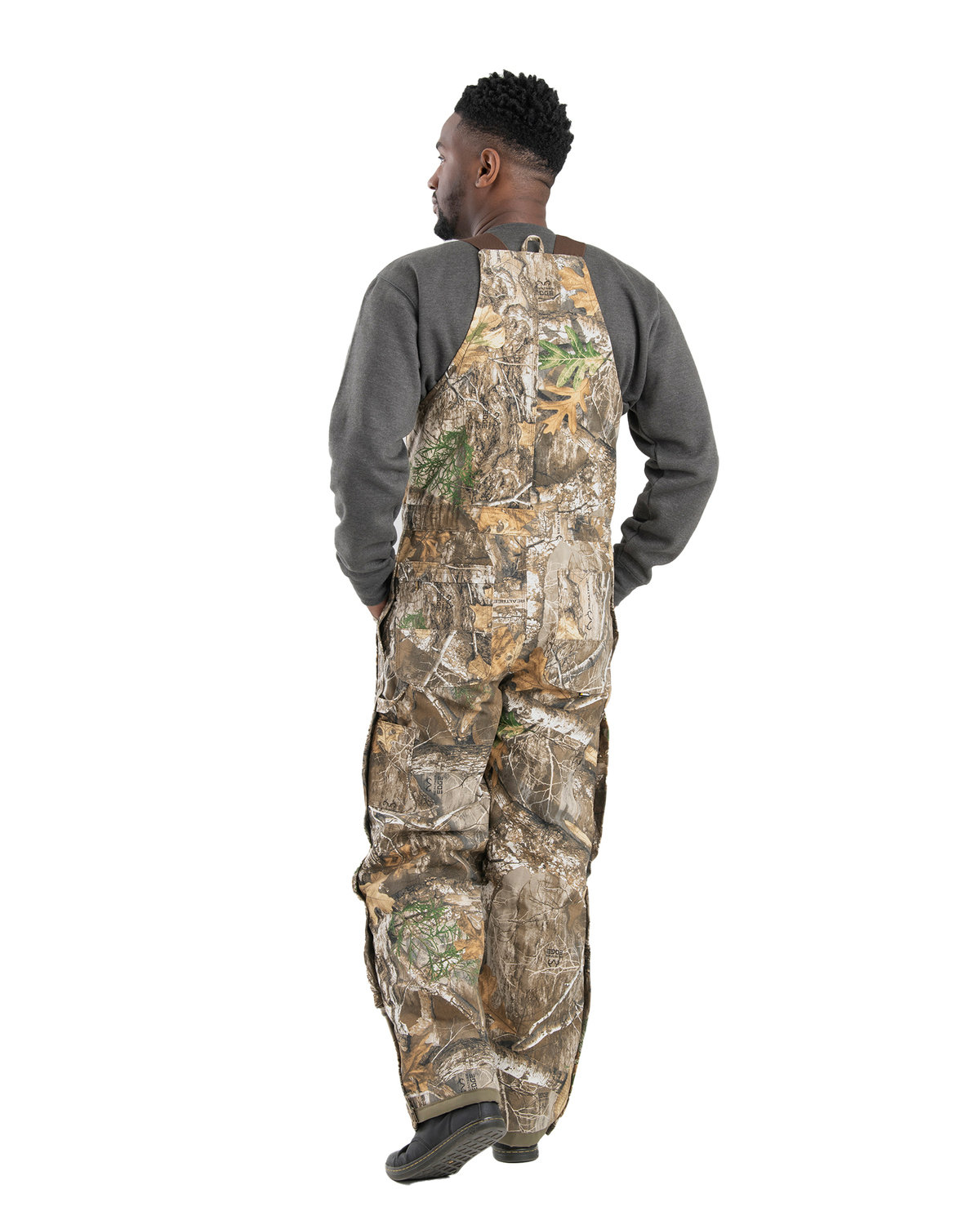 B415 Berne Mens Heritage Insulated Bib Overall B415 Berne Mens Heritage Insulated Bib Overall - Back Image