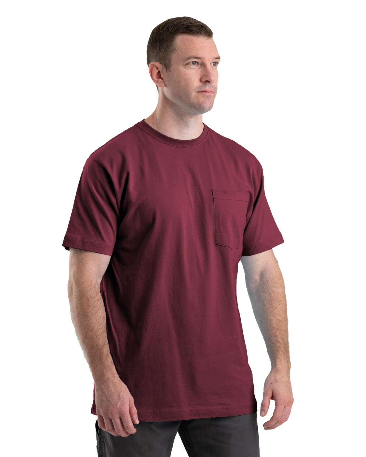 BSM16T Berne Mens Tall Heavyweight Short Sleeve Pocket T-Shirt