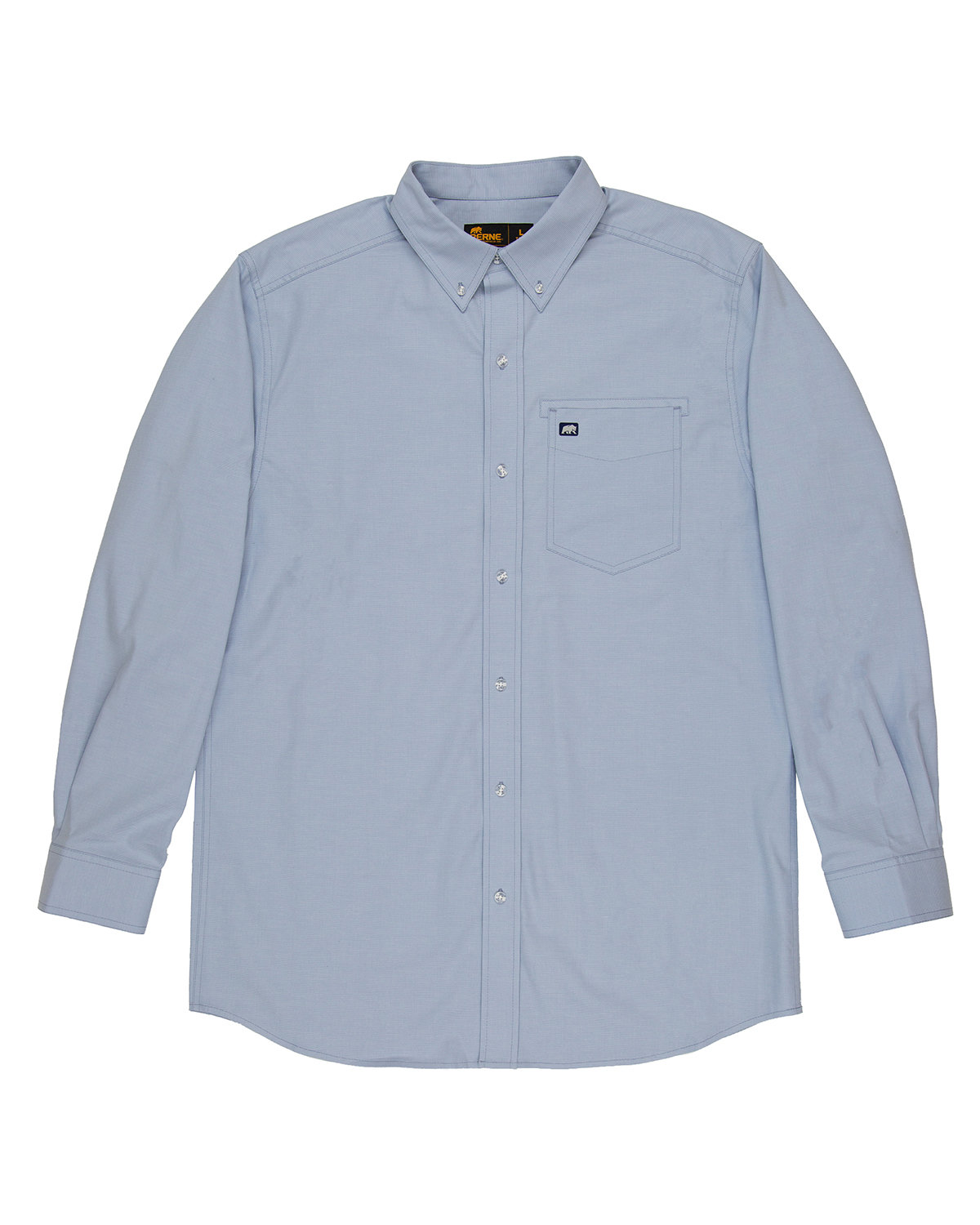 SH26 Berne Mens Foreman Flex180 Button-Down Woven Shirt