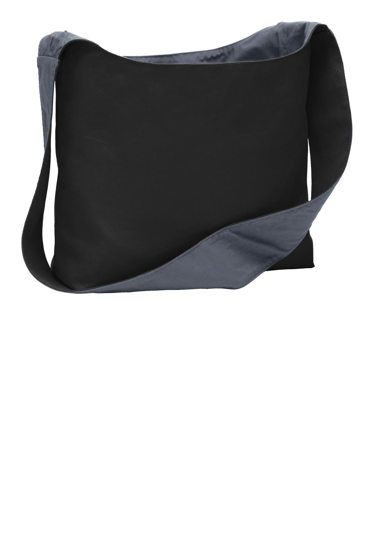 BG405 Port Authority Cotton Canvas Sling Bag BG405 Port Authority Cotton Canvas Sling Bag