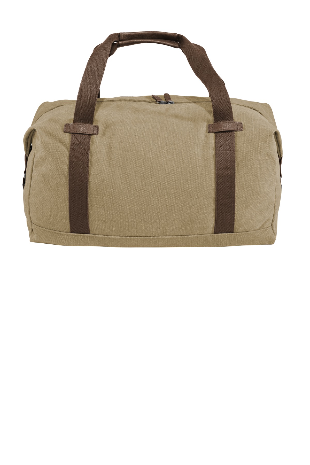BG803 Port Authority Cotton Canvas Duffel. - Back Image