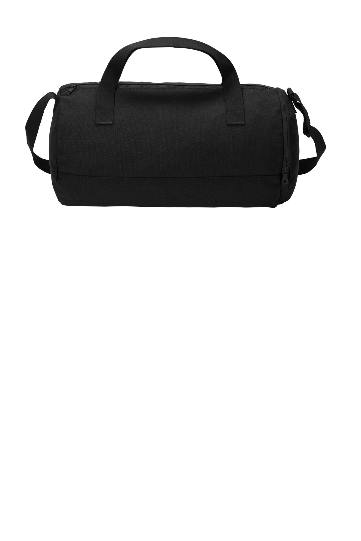 BG814 Port Authority Cotton Barrel Duffel - Back Image