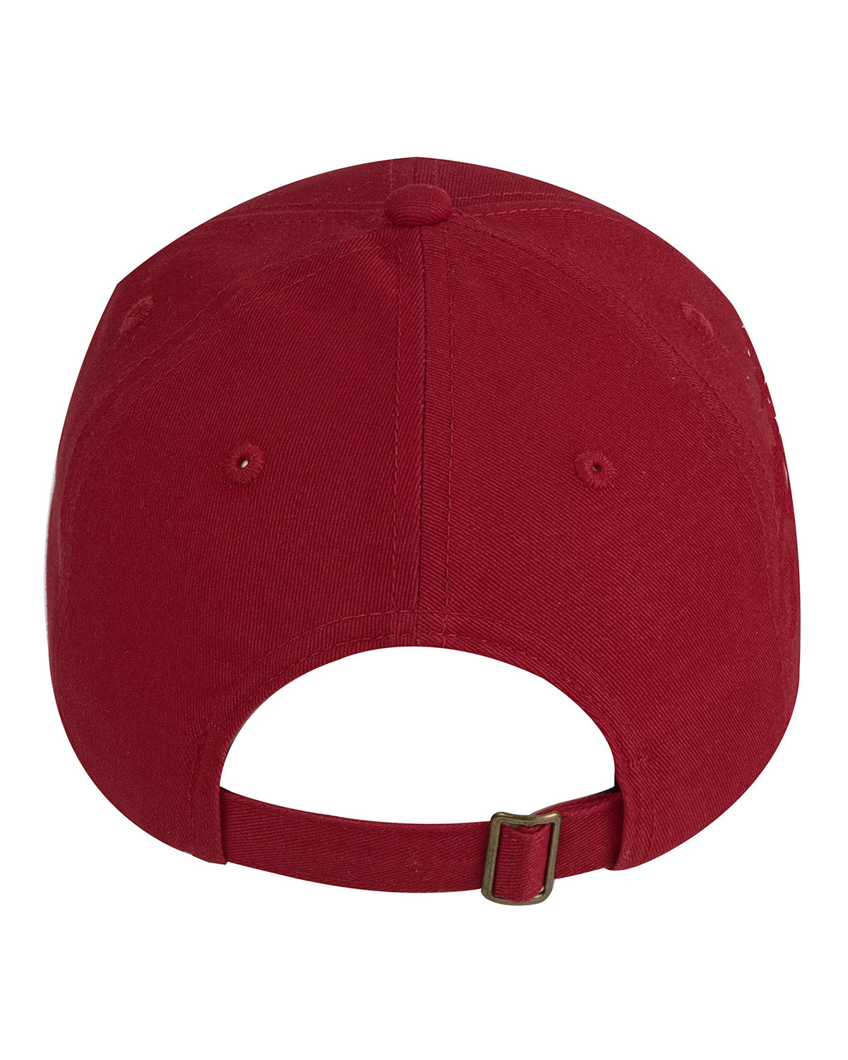 BX002Y Big Accessories Youth Brushed Twill Structured Cap - Back Image