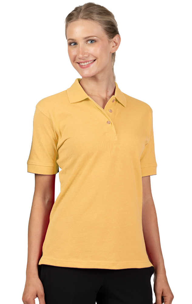 BG6201 Blue Generation Ladies 100% Cotton Pique Polo BG6201 Blue Generation Ladies 100% Cotton Pique Polo