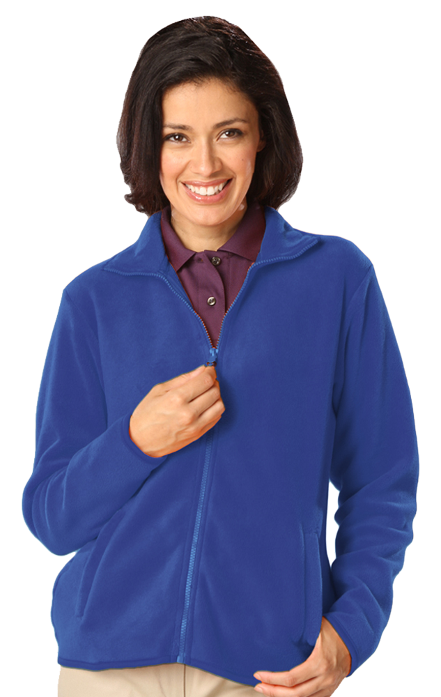 BG6951 Blue Generation Ladies Micro Fleece Full Zip Jacket
