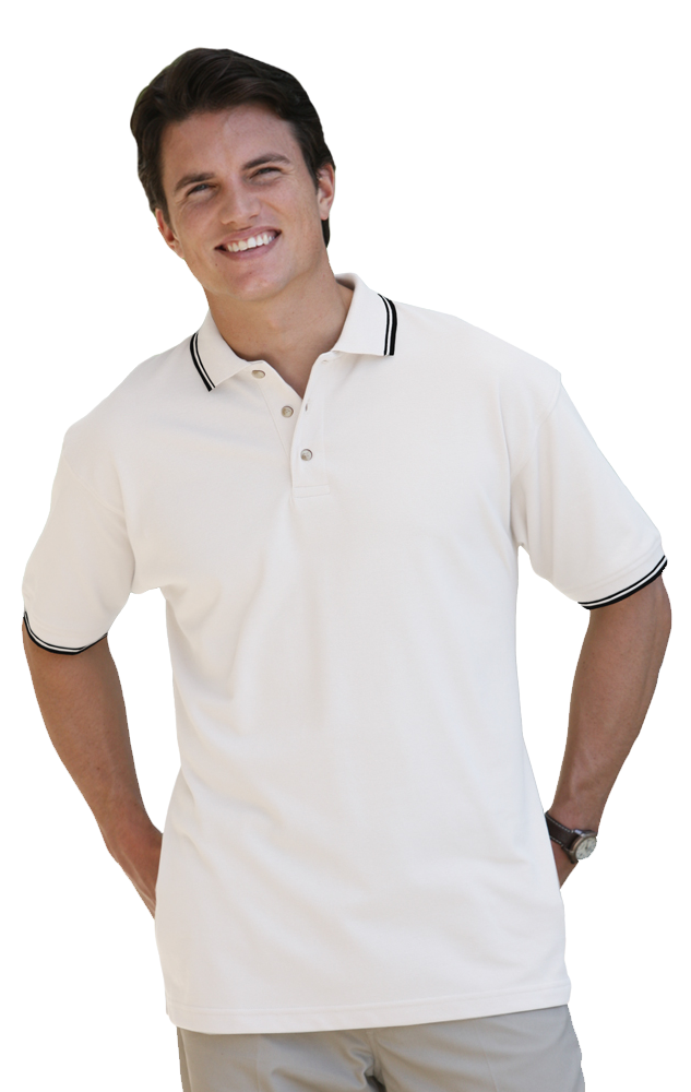 BG7205-Closeout Blue Generation Mens Superblend Tipped Polo BG7205-Closeout Blue Generation Mens Superblend Tipped Polo