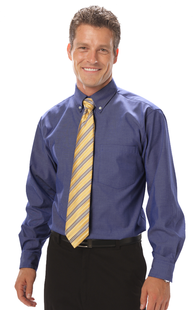 BG8214 Blue Generation Mens L/S Oxford Shirt BG8214 Blue Generation Mens L/S Oxford Shirt