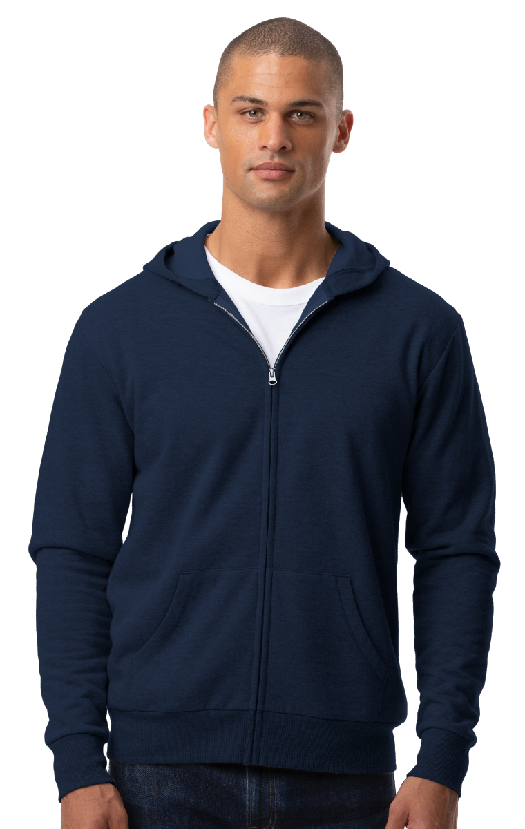 BG9304Z Blue Generation Adult Zip Front Hoodie