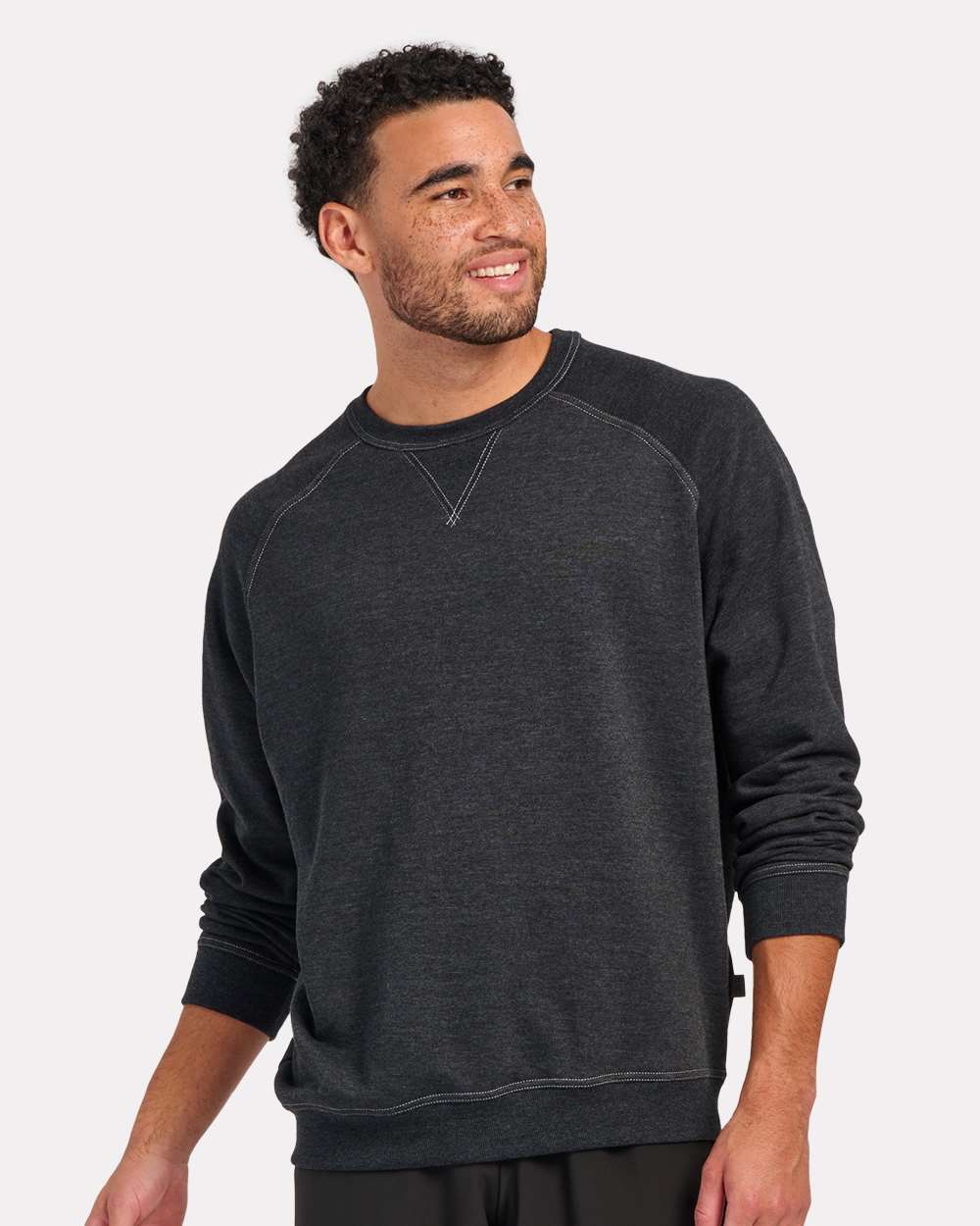 BM5104 Boxercraft French Terry Crew Pullover