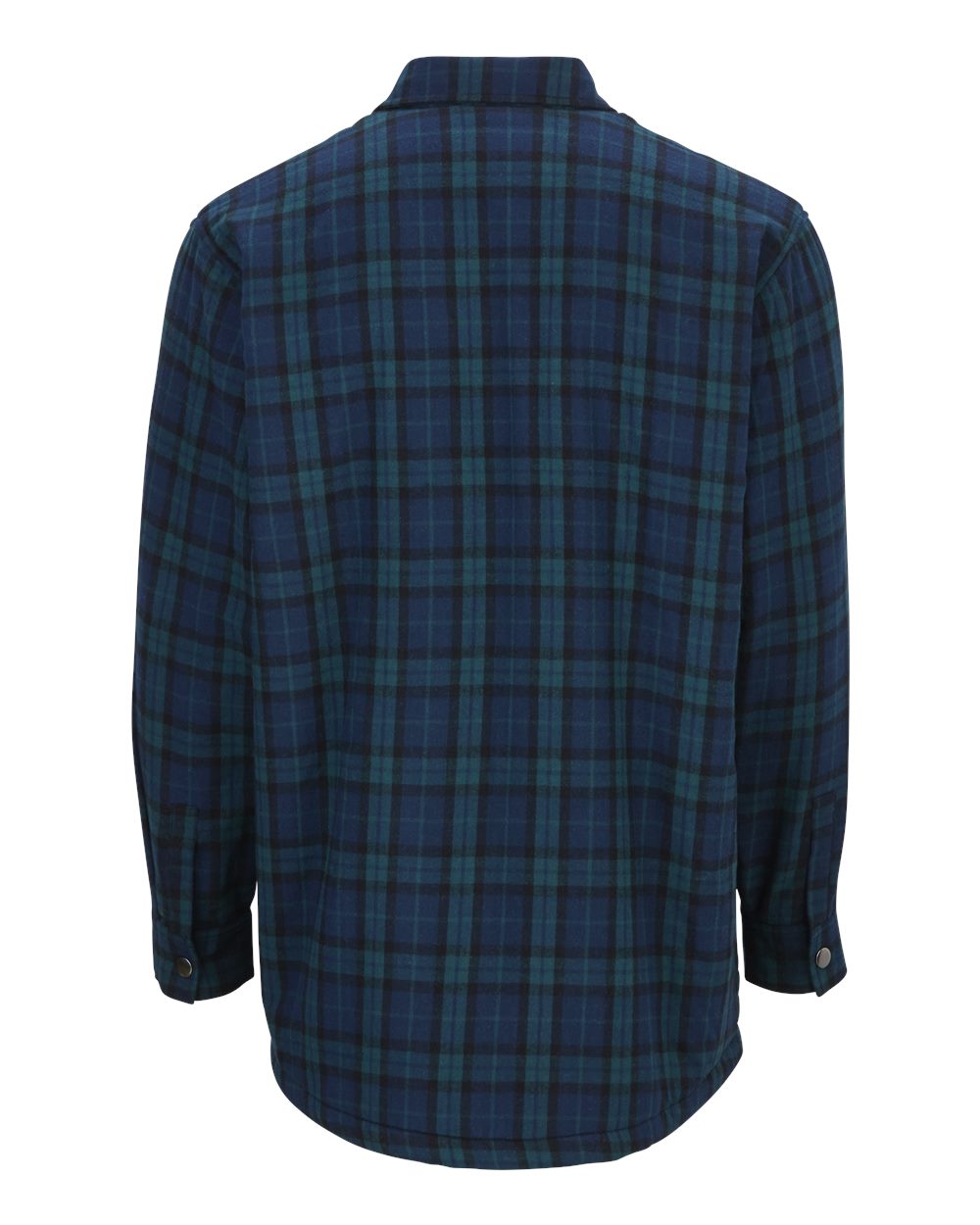 BM7601 Boxercraft Flannel Sherpa Workshirt - Back Image