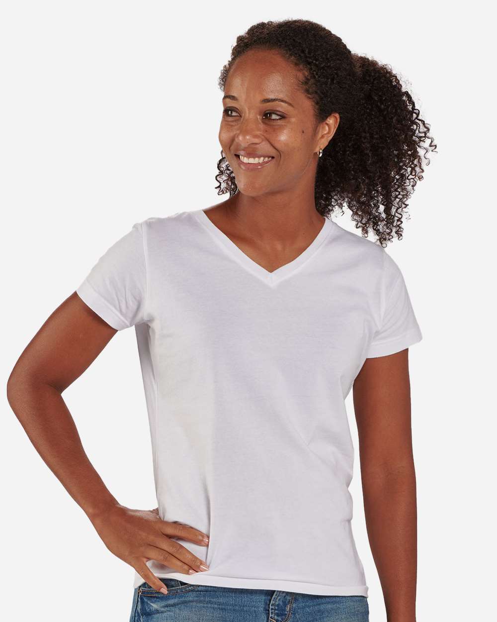 BW2201 Boxercraft Womens V-Neck T-Shirt
