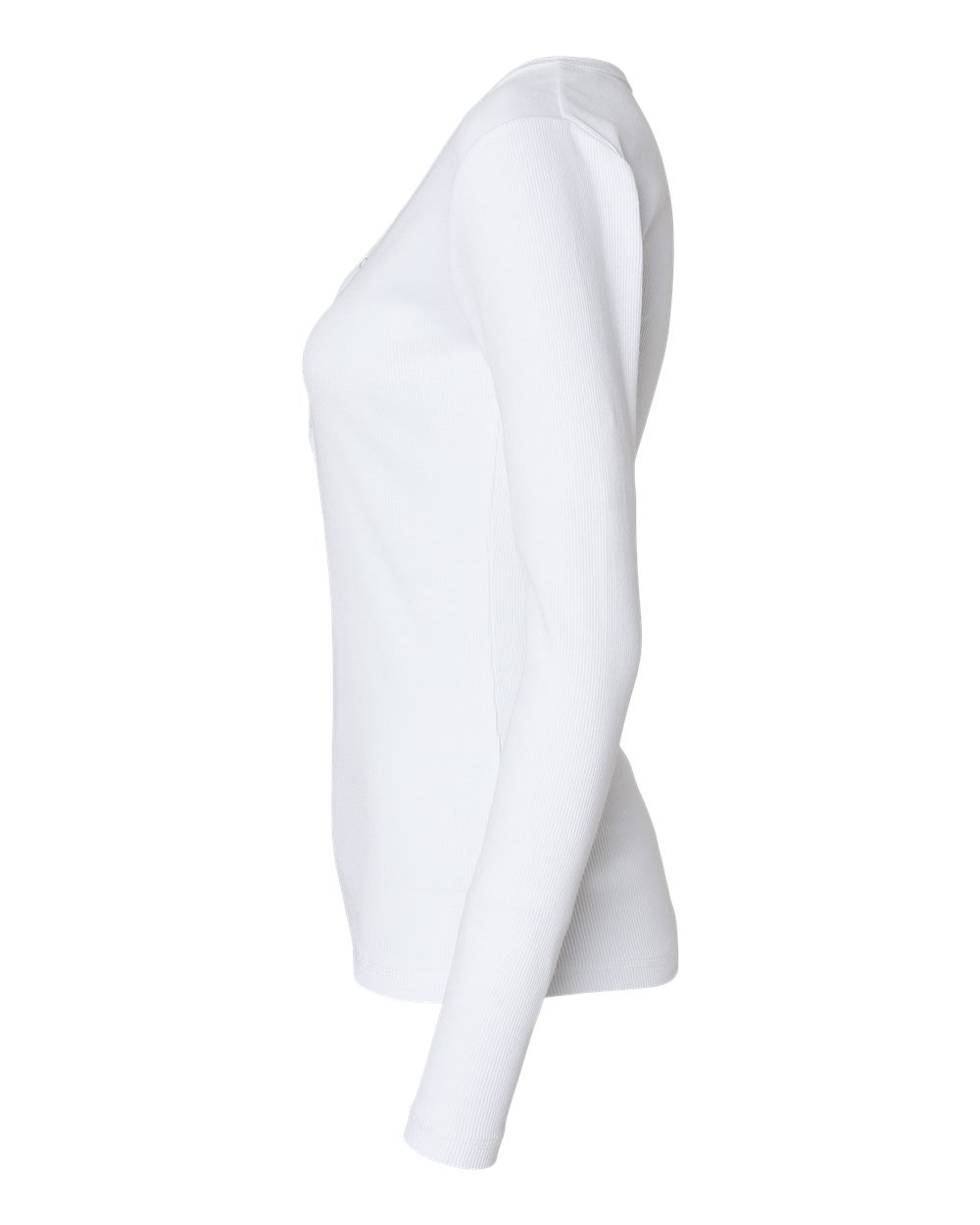 BW2402 Boxercraft Womens Harper Long Sleeve Henley - Siide Image
