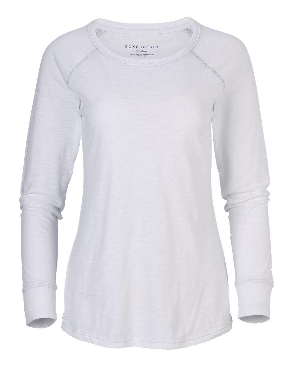BW3166 Boxercraft Ladies Payton Preppy Patch Long-Sleeve T-Shirt BW3166 Boxercraft Ladies Payton Preppy Patch Long-Sleeve T-Shirt