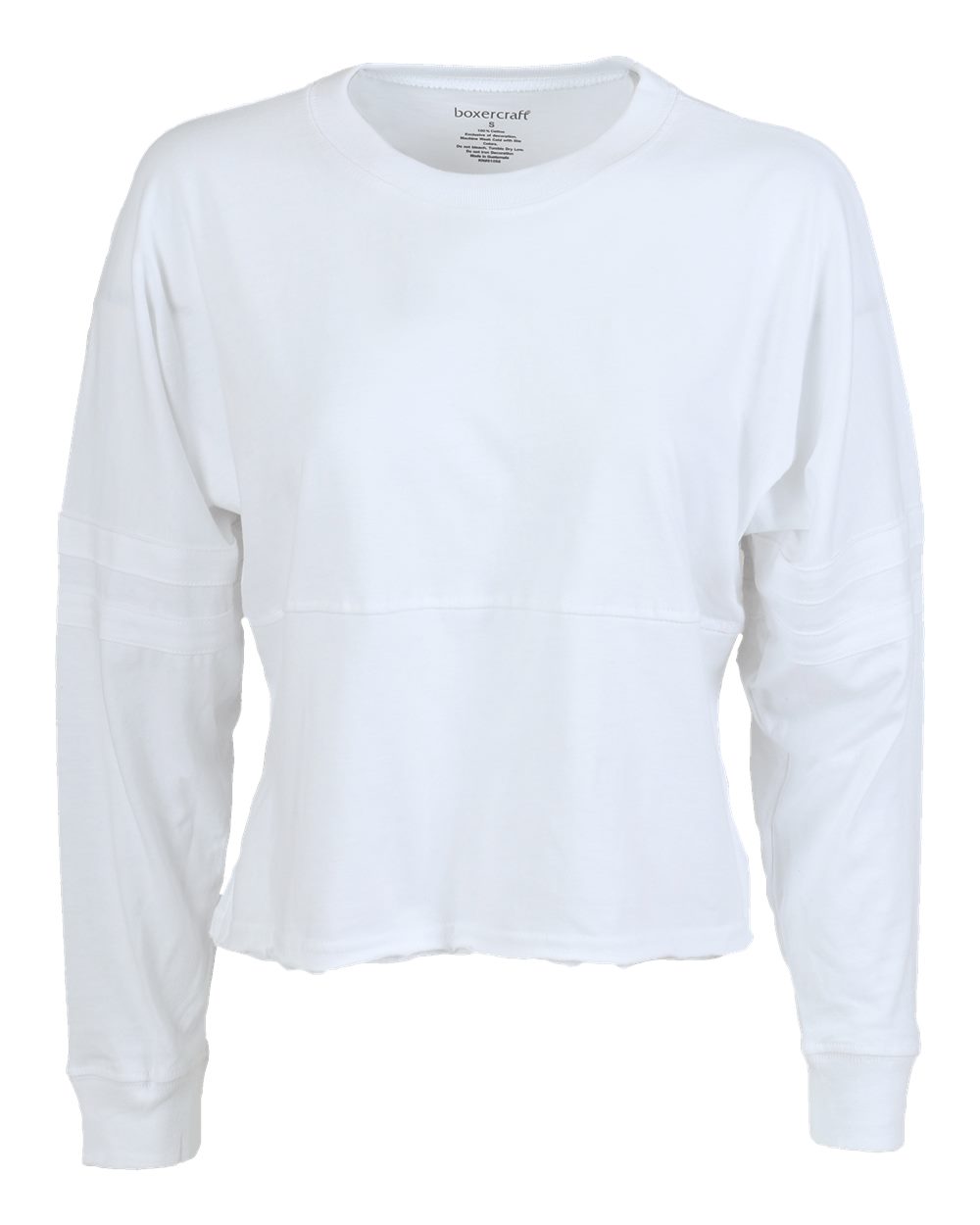 BW3515 Boxercraft Ladies Cropped Retro Pom Pom Jersey Fleece BW3515 Boxercraft Ladies Cropped Retro Pom Pom Jersey Fleece