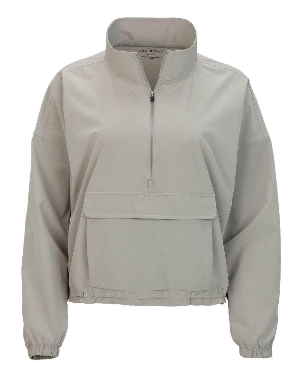 BW5204 Boxercraft Womens Stretch Woven Quarter-Zip Pullover