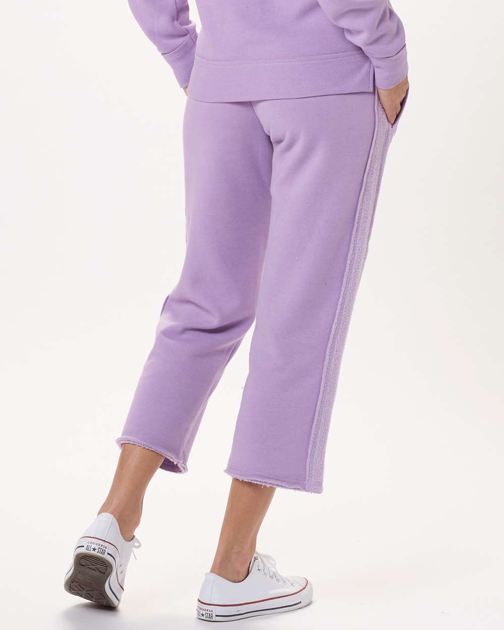 BW6202 Boxercraft Womens Travel Crop Pants - Back Image
