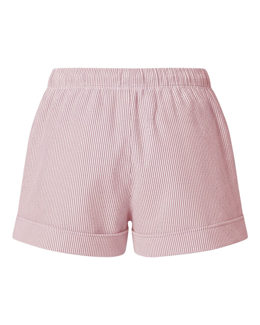 BW6507 Boxercraft Womens Seersucker Shorts BW6507 Boxercraft Womens Seersucker Shorts - Back Image