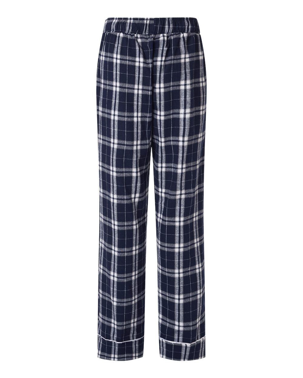 BW6603 Boxercraft Womens Cuff Flannel Pants - Back Image