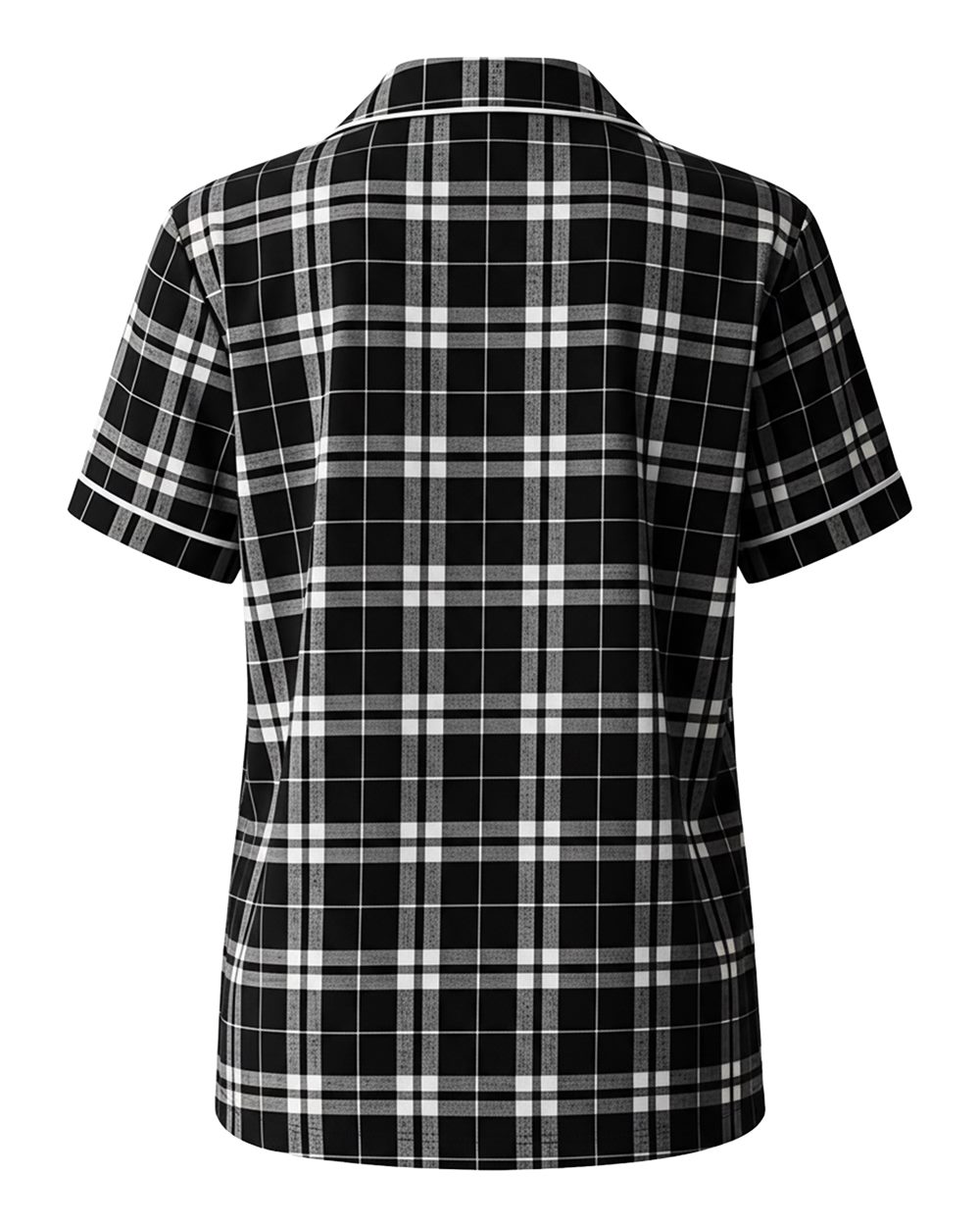 BW7101 Boxercraft Womens Boxy Flannel Shirt - Back Image