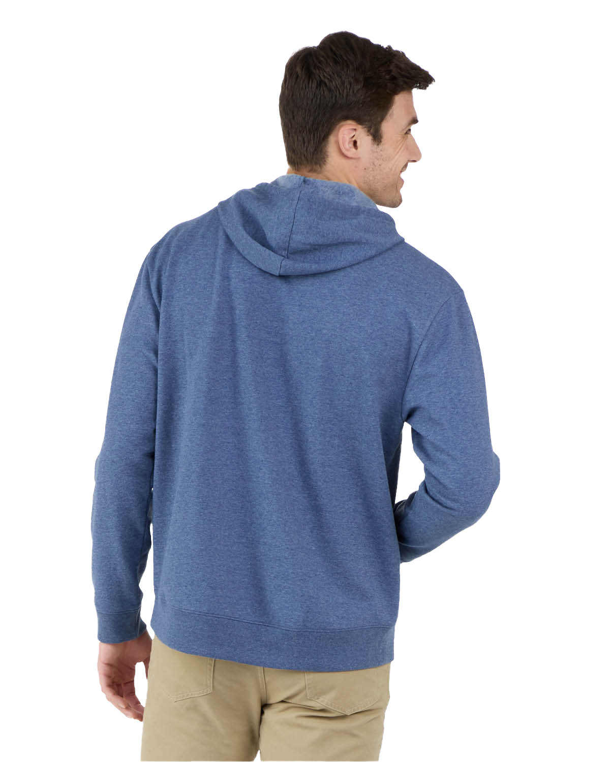 EM5370 Boxercraft Mens Recrafted Recycled Hooded Fleece EM5370 Boxercraft Mens Recrafted Recycled Hooded Fleece - Back Image