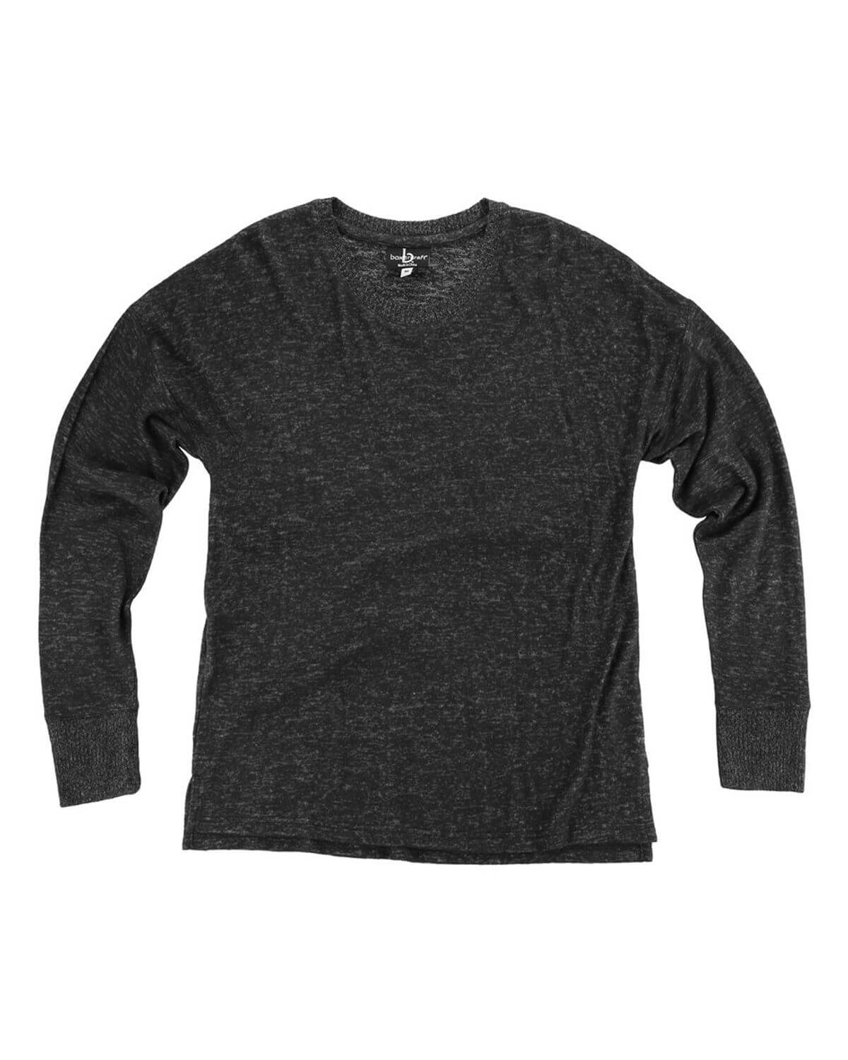 L06 Boxercraft Womens Cuddle Fleece Boxy Crewneck Pullover
