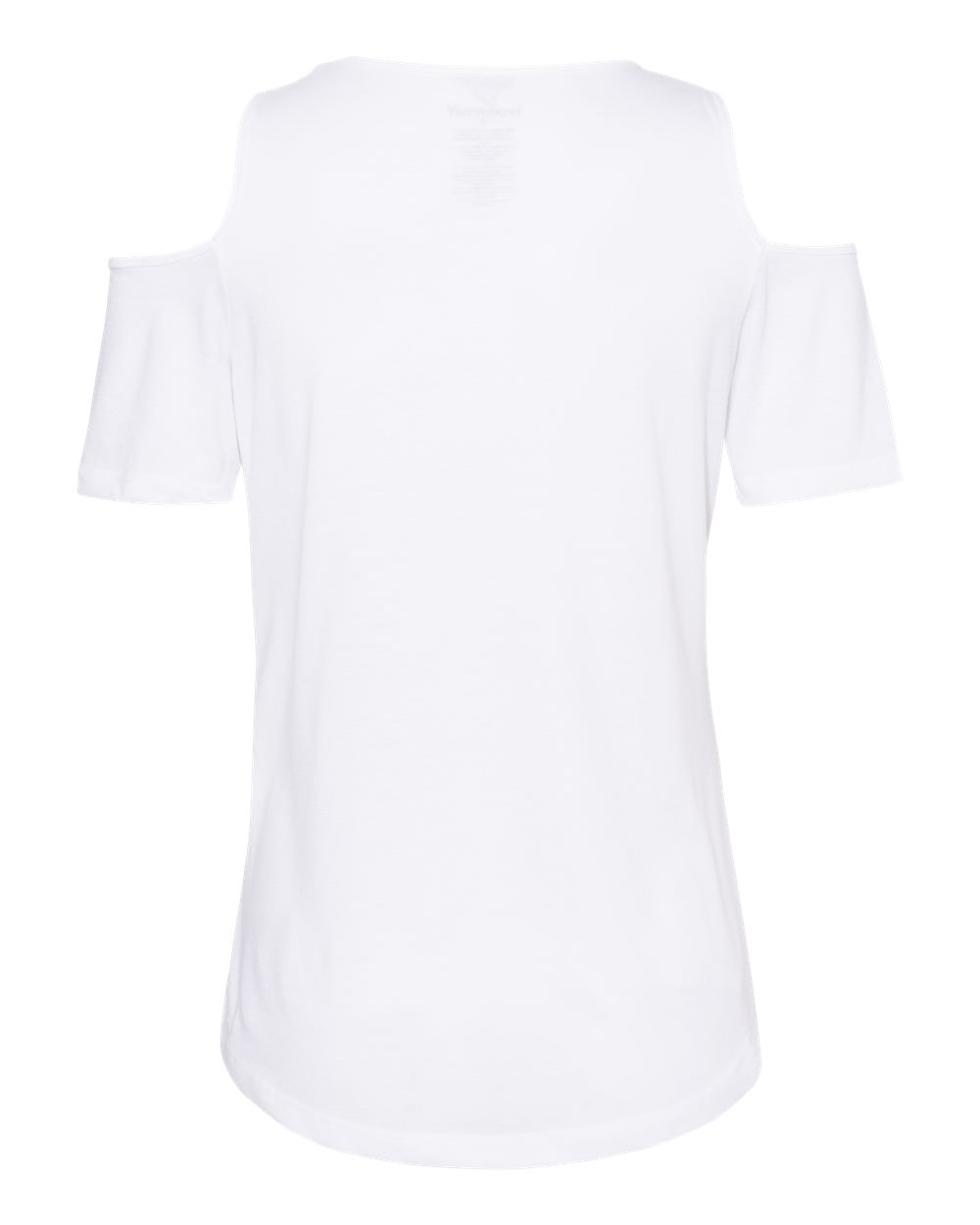 T32 Boxercraft Womens Cold Shoulder T-Shirt - Back Image