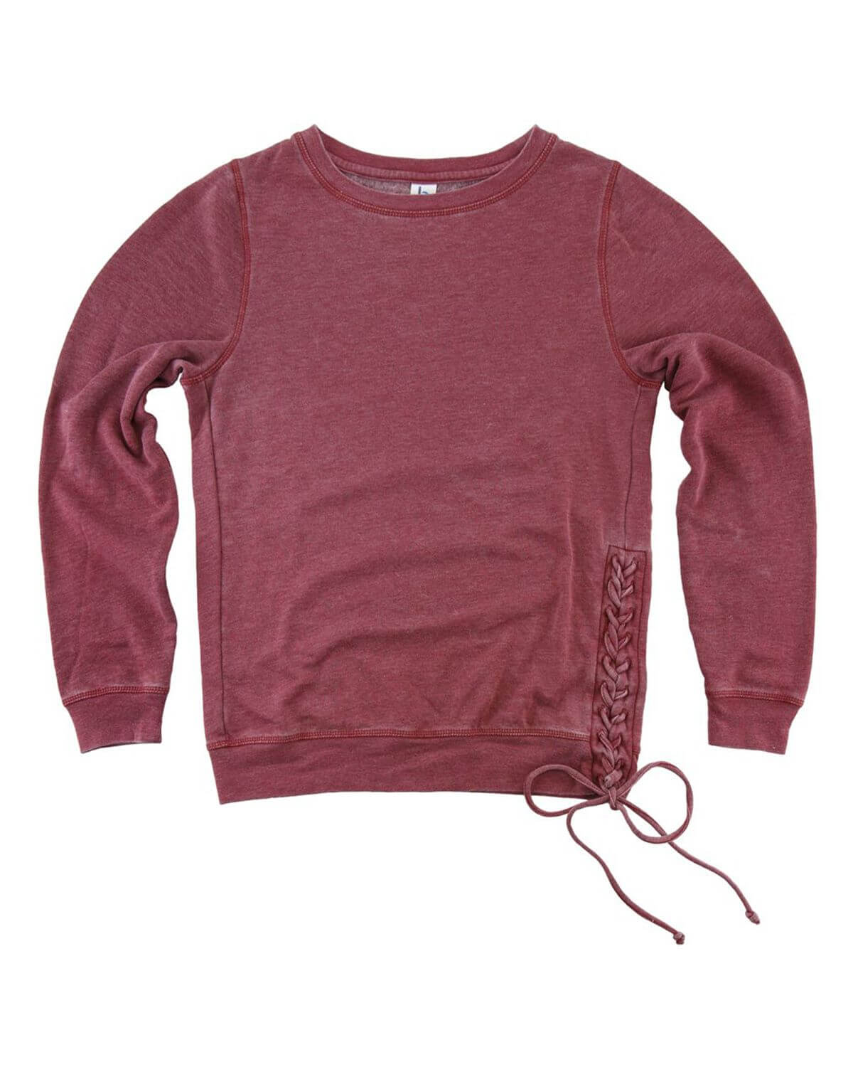 V03 Boxercraft Women’s Enzyme-Washed Rally Lace-Up Sweatshirt V03 Boxercraft Women’s Enzyme-Washed Rally Lace-Up Sweatshirt