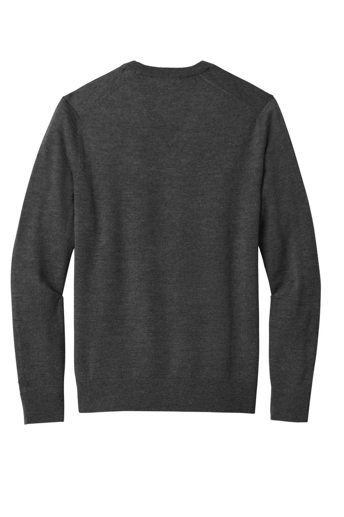 BB18410 Brooks Brothers Washable Merino V-Neck Sweater - Back Image