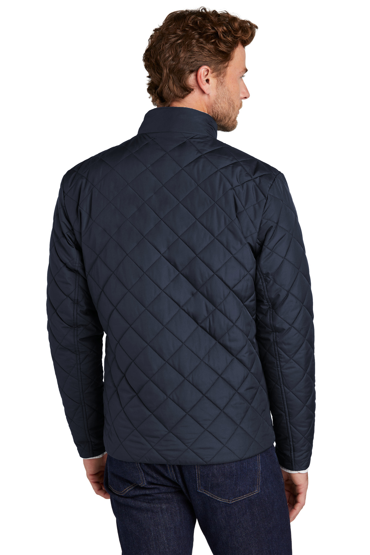 BB18600 Brooks Brothers  Quilted Jacket - Back Image