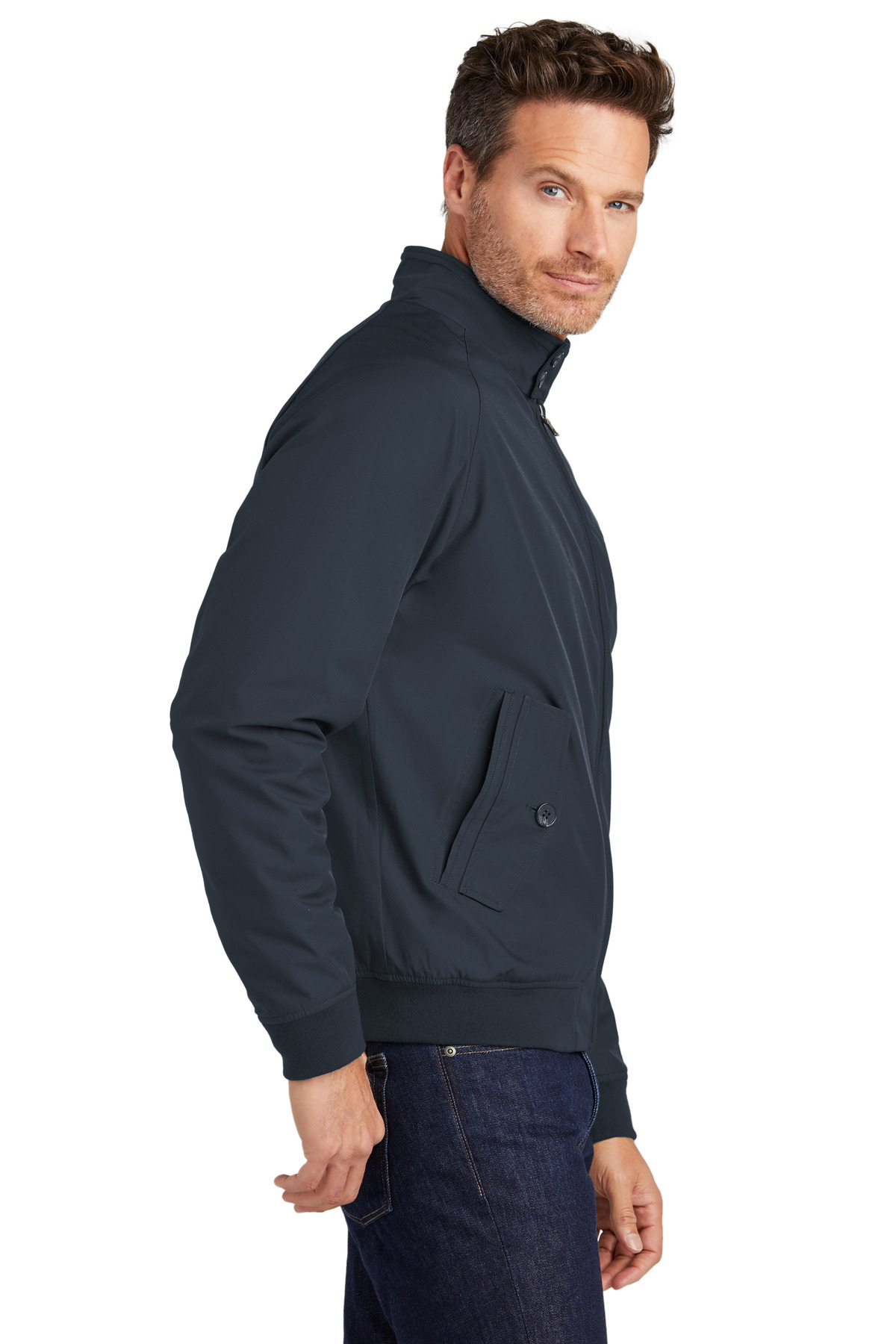 BB18604 Brooks Brothers  Bomber Jacket - Siide Image