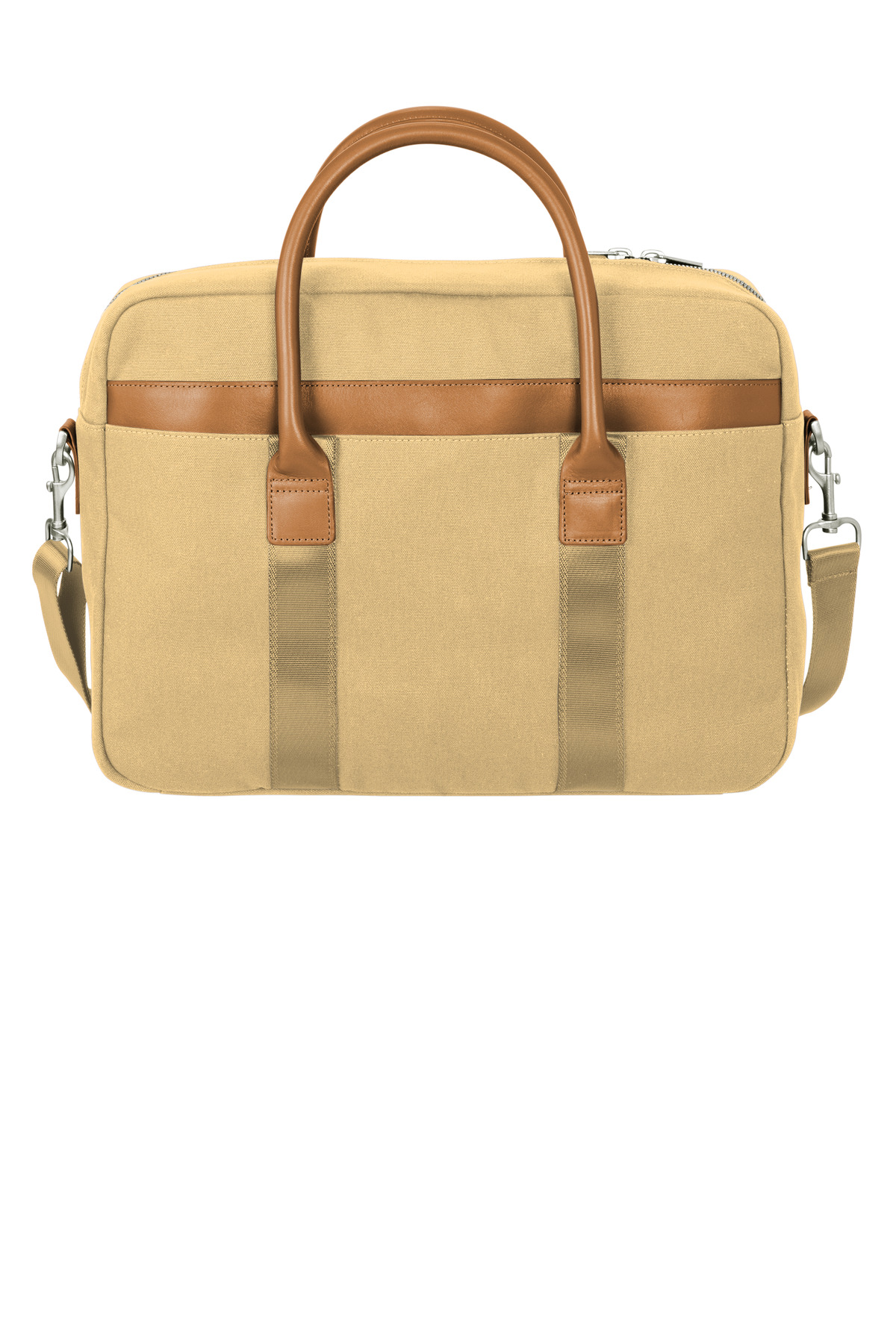 BB18830 Brooks Brothers  Wells Briefcase - Back Image