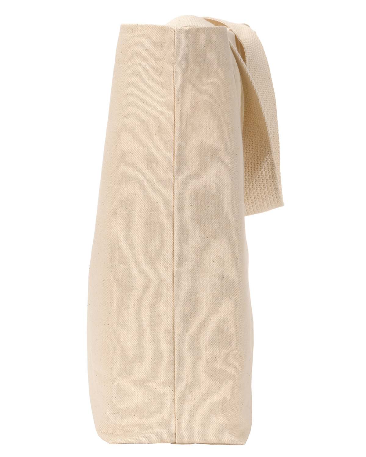 BS600 Bayside 12 oz., Cotton Canvas Jumbo Tote - Siide Image