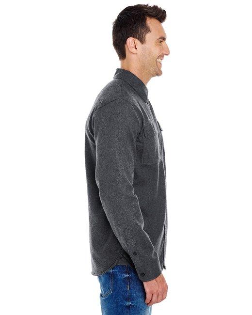 BU8200 Burnside Mens Solid Flannel Shirt - Siide Image