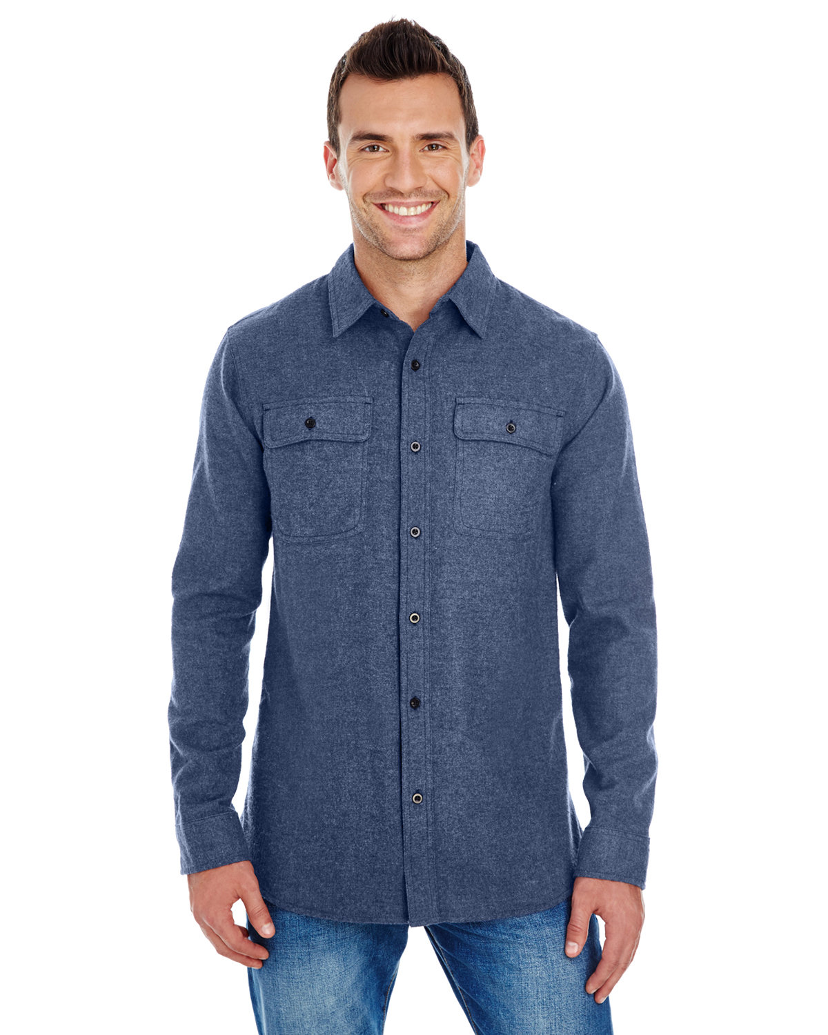 BU8200 Burnside Mens Solid Flannel Shirt BU8200 Burnside Mens Solid Flannel Shirt