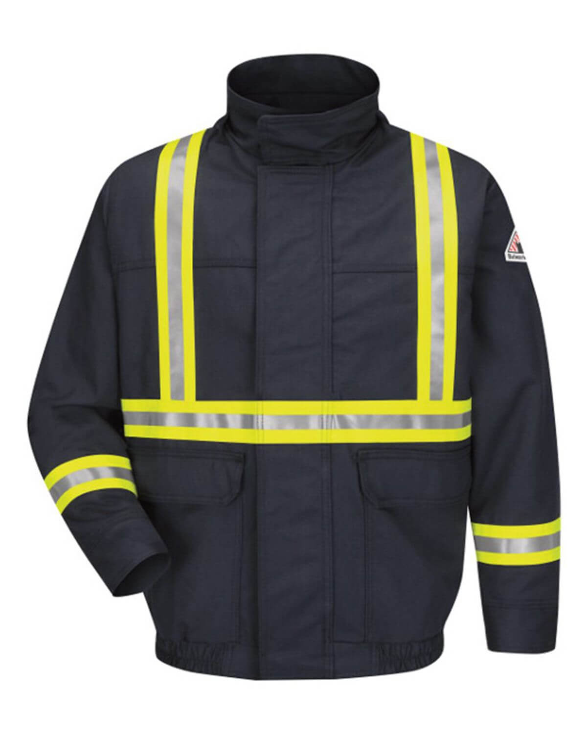 JLJC Bulwark Lined Bomber Jacket with Reflective Trim - EXCEL FR ComforTouch