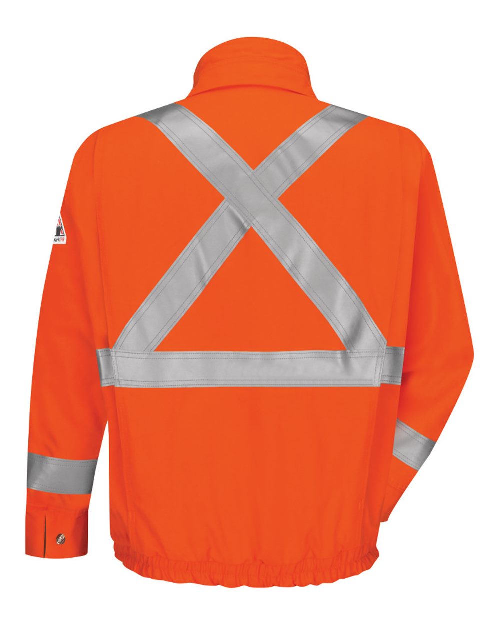 JLJS Bulwark Lined Bomber Jacket with CSA Compliant Reflective Trim EXCEL FR ComforTouch - Back Image