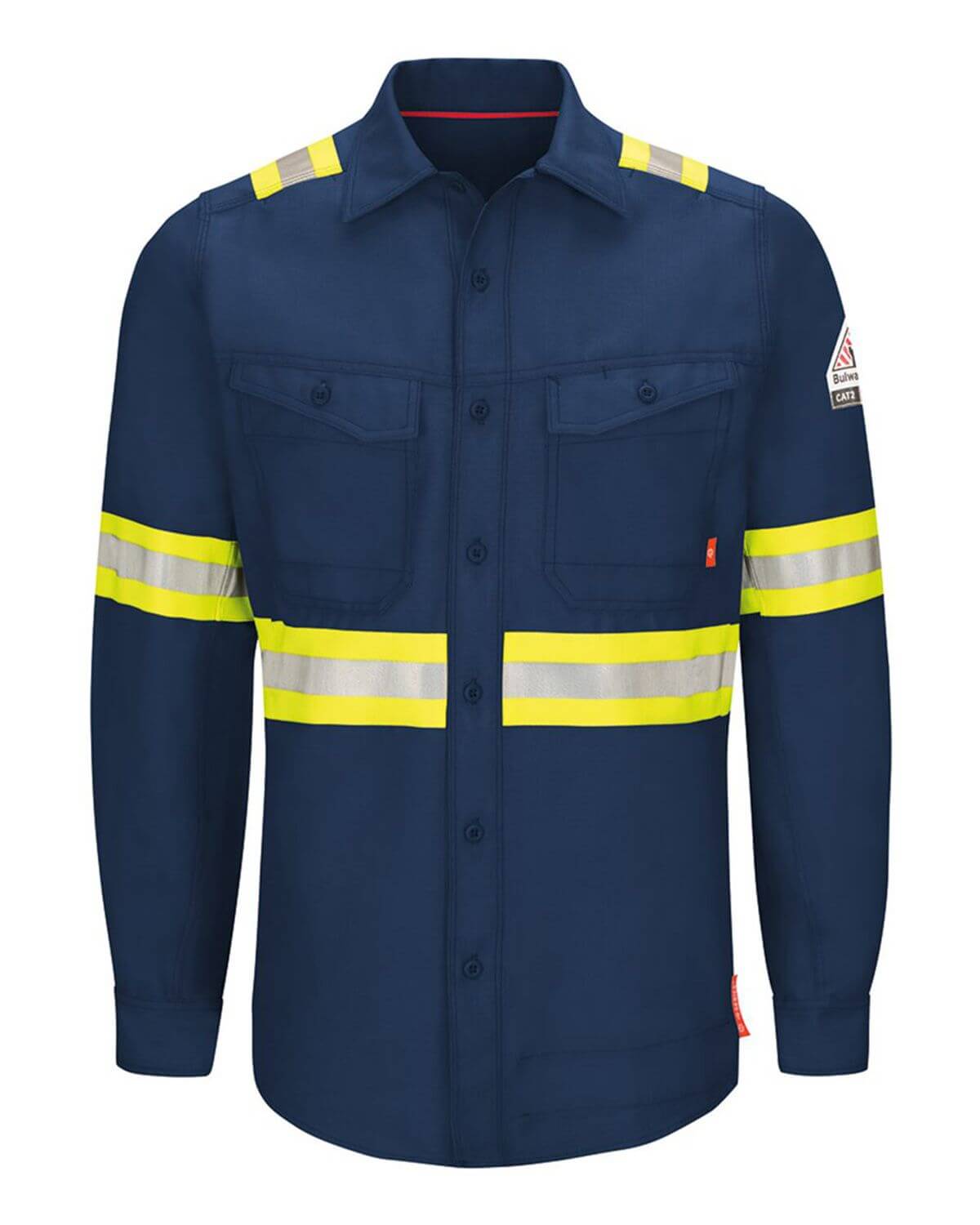 QS40EL Bulwark iQ Series Endurance Enhanced Visibility Work Shirt Long Sizes QS40EL Bulwark iQ Series Endurance Enhanced Visibility Work Shirt Long Sizes