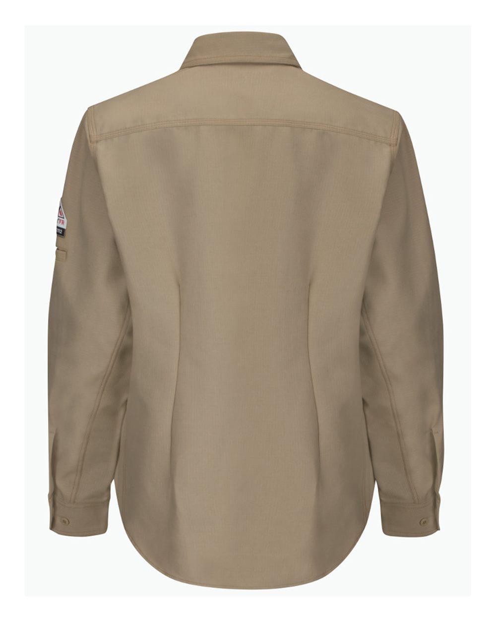 QS41 Bulwark Womens iQ Series Endurance Long Sleeve Shirt - Back Image