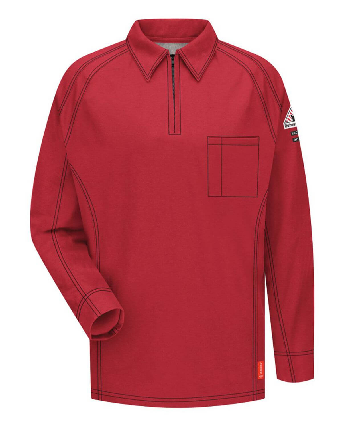 QT12L Bulwark Long Sleeve Polo Long Sizes