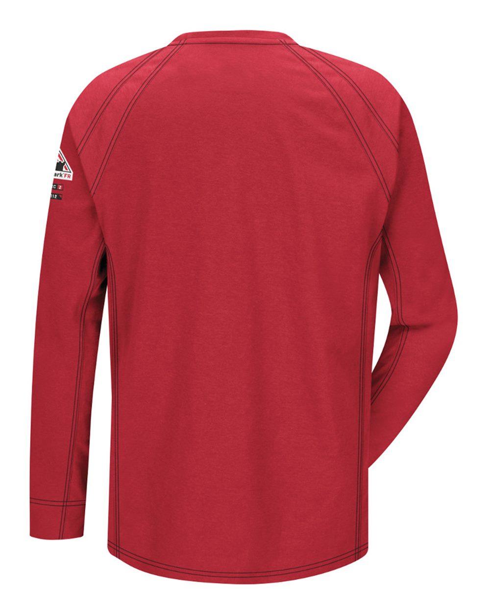 QT32L Bulwark Flame Resistant Long Sleeve Shirt - Long Sizes - Back Image