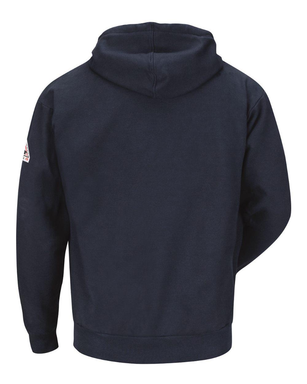 SEH4 Bulwark Zip-Front Hooded Sweatshirt - Back Image