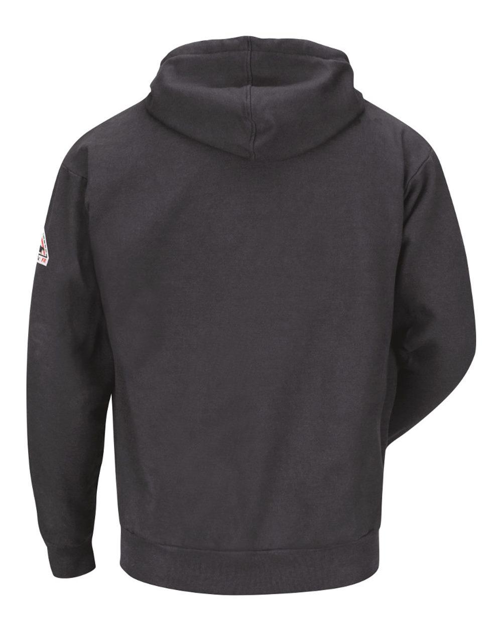 SEH4L Bulwark Zip-Front Hooded Sweatshirt - Long Sizes - Back Image