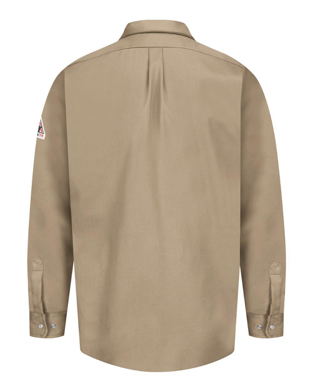 SES2L Bulwark Snap-Front Uniform Shirt - EXCEL FR Long Sizes SES2L Bulwark Snap-Front Uniform Shirt - EXCEL FR Long Sizes - Back Image