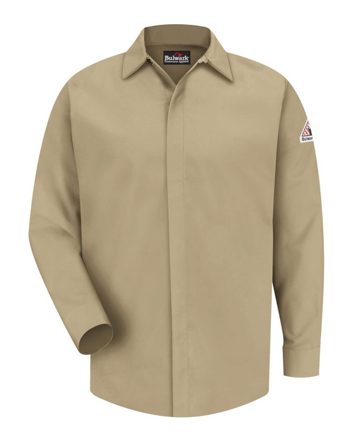 SLS2 Bulwark Concealed-Gripper Pocketless Work Shirt